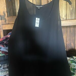 Express Women's Black Tank Top